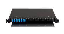 Оптический кросс NIKOMAX 19" Premium Line, 1U, укомплектованный на 8 портов SC/UPC (8 одинарных SC)