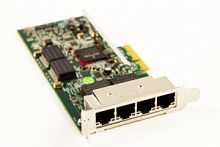 Сетевая карта Broadcom 5719 4x Gigabit ETH Port Low-profile DELL D/PN 0KH08P PCI-e 4x