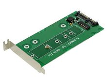 Адаптер для SSD Espada M2S905B NGFF(M.2)-> SATA PCI-SLOT lo-hi Profile