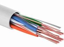 Кабель PROconnect U/UTP 4 пары, Кат.5e , одножил., BC (CU), внутренний, PVC нг(B), серый, 305м