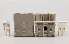 Разъем Anderson 30A sesmini  серый для АКБ к ИБП и пр.