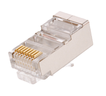 Коннектор NETLAN RJ45/8P8C под витую пару, Кат.5e экранированный