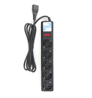 Сетевой фильтр 1,9 м. для ИБП Power Cube SPG5-B2, вход - розетка С14, 5 розеток с заземлением, 10