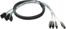 Кабель SATA III 6 Гб/c x 4-link 1м 