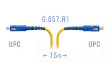 Патч-корд оптический SC-SC UPC/UPC SM Simplex 3мм --15м