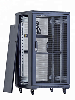 Серверный телекоммуникационный шкаф 19" напольный 18U SIT-FS1018M размеры(ШхГхВ) 600*1000*988мм М/М