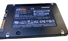 Диск 2.5" SSD 2Tb Samsung 870 EVO MZ7L32T0HELA SATA-3 560/530MB/s, б/у остаток 87%