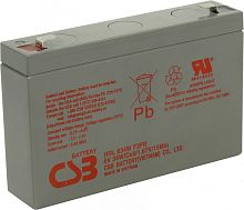 Аккумуляторная  батарея CSB HRL634W F2 FR 6V, 9Ah свинцово-кислотная d