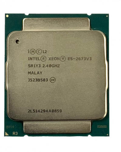 Процессор Intel Xeon E5-2673V3(12C/24T, 20MB,2.4/3.2GHz, 9.6GT QPI,105W) LGA2011 MARK:16383/1666