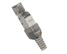 Коннектор RJ45/8P8C под витую пару, Кат.6А 10GB  KJ17-6A (экранированный) безинструментальный 