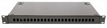 Шкаф кроссовый оптический стоечный 1U 24SC / 48LC, до 24 КДЗС, чёрный