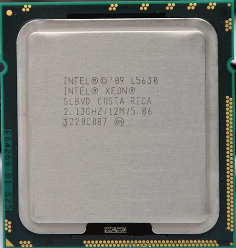 Процессор Intel Xeon L5630 (4C/8T 12M Cache, 2.13/2.4 GHz, 5.86 GT/s Intel® QPI) s1366