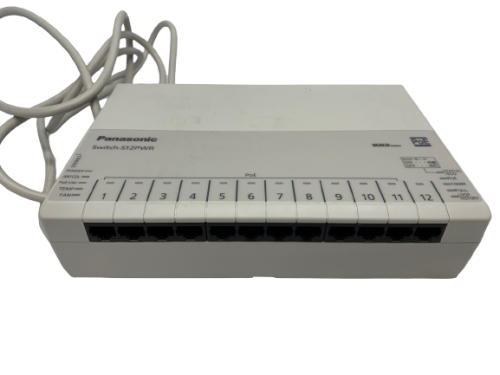 Коммутатор управляемый Panasonic(Japan) Switch-S12PWR 12x10/100(11xPoE 802.3af 77W tot) (100-240VAC)