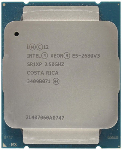 Процессор Intel Xeon E5-2680V3(12C/24T,30Mb,2.5/3.3GHz,9.6GT QPI,120W) LGA2011-3
