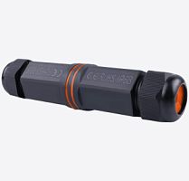 Кабельный соединитель M232-6A IP68 RJ45-RJ45 (8P8C), Кат.6A , экранированный, черный