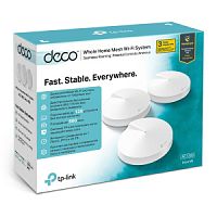 Toчка доступа/маршрутизатор Deco M5(3-Pack) AC1300, Wi-Fi 2.4/5Ghz (802.11a/b/g/n/ac),до 867Mbs,Mesh