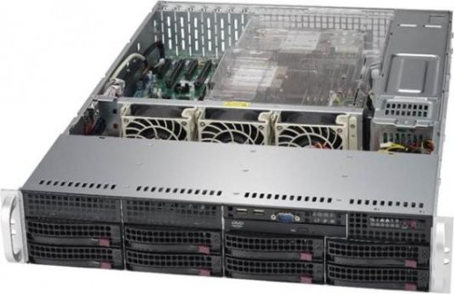 Сервер 2U Supermicro SuperChassis SC825-7, 8x3.5" SATA-SAS/Xeon 3065 4M/2GB RAM/16TB/720W
