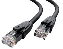 Патч-корд многожильный 20 м UTP 6 cat. GCR чёрный LSZH