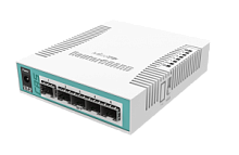 Маршрутизатор Mikrotik Cloud Router Switch CRS106-1C-5S(ROS L5), QCA8511, 128MB, 1xCombo +5SFP 1G