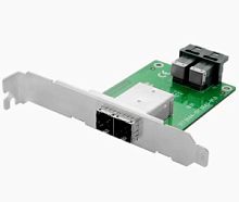 Переходник 2x SAS 8643 Internal -> 2x 8644 External Low+Hi Profile