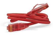 Патч-корд Hyperline U/UTP, Cat.5е (100% Fluke Component Tested), LSZH, 3 м, красный