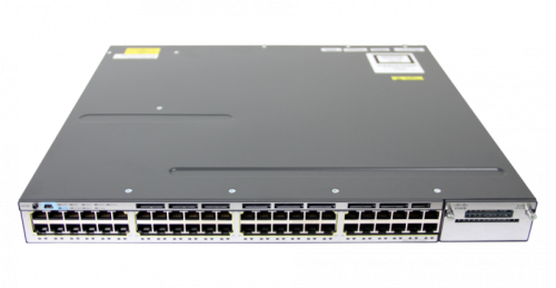 Коммутатор Cisco Catalyst WS-C3750X-48T-E Layer 3, 48x1GE, 2x10G(Option),2x PSU Hot-Swap