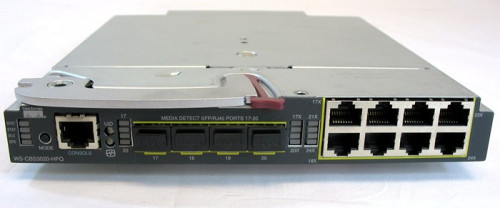 Модуль расширения Ethernet Cisco Catalyst WS-CBS3020-HPQ (P/N:432904-001) для HP C3000/7000