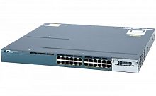 Коммутатор Cisco Catalyst WS-C3560X-24T-S  L3, 24x1GE,(4xSFP,2x10G Option),2x PSU Hot-Swap(1x350W