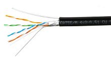 Кабель витая пара SkyNet FTP, Кат.5e (CU), внешний с тросом (4x2x0.51), Premium, 305м