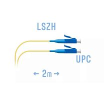Патч-корд оптический LC-LC UPC/UPC SM Simplex 0.9 мм --2м