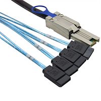 Кабель SAS Внешний  SAS SFF 8088 to 4xSATA 1m