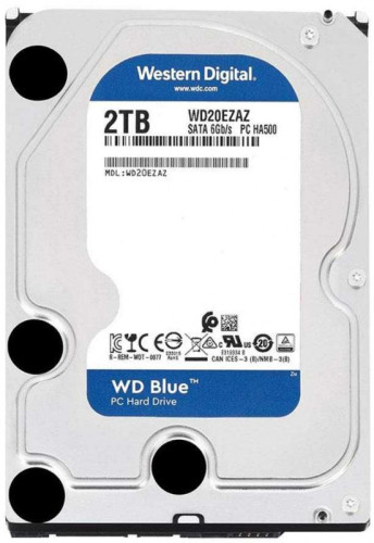 Жесткий диск 3.5" 2 TB WDC WD20EZAZ Blue SATA 6Gb/s, 5400Rpm, 256Mb