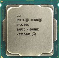 Процессор Intel Xeon E-2286G (6C/12T,4.0/4.9GHz,12Mb,95W)LGA1151V2