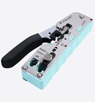 Инструмент VCE GJ674 обжимной, совместим с коннекторами: RJ11/RJ12/RJ45 CAT5E/6/6A/7