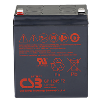 Аккумуляторная батарея CSB (GP 1245 F2) 12V, 4.5Ah свинцово-кислотная