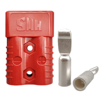 Разъем Anderson 175A красный (Контакты:сечение провода до 33мм2) для подключения АКБ к ИБП 